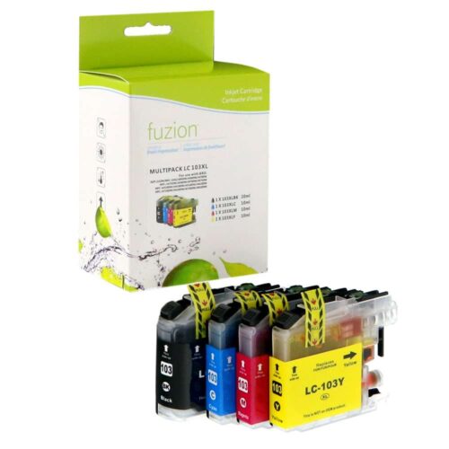 New Compatible Brother LC103 BK/C/M/Y Ink Combo HY