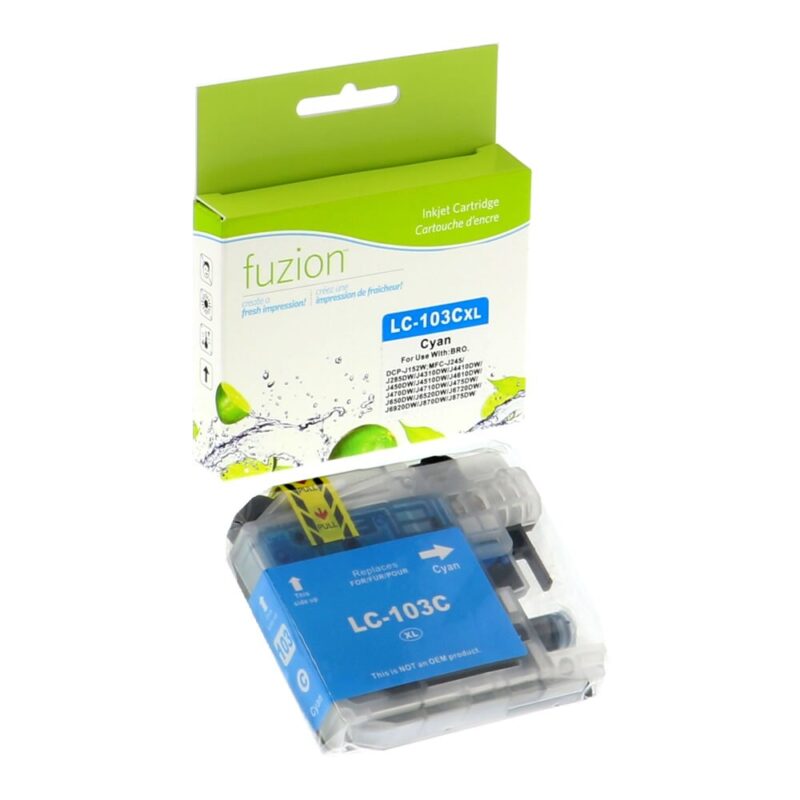 New Compatible Brother LC103C Cyan Ink Cartridge HY