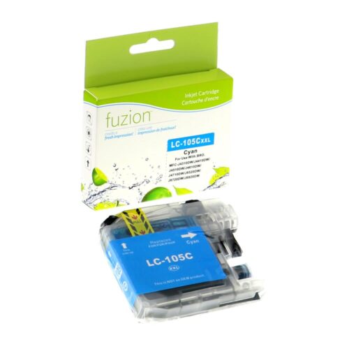 New Compatible Brother LC105C Cyan Ink Cartridge Super HY