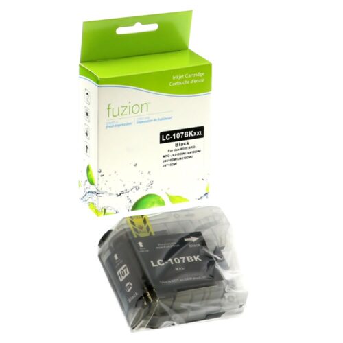 New Compatible Brother LC107BK Black Ink Cartridge Super HY