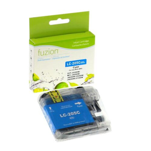 New Compatible Brother LC205C Cyan Ink Cartridge Super HY New Compatible Brother LC205C Cyan Ink Cartridge Super HY