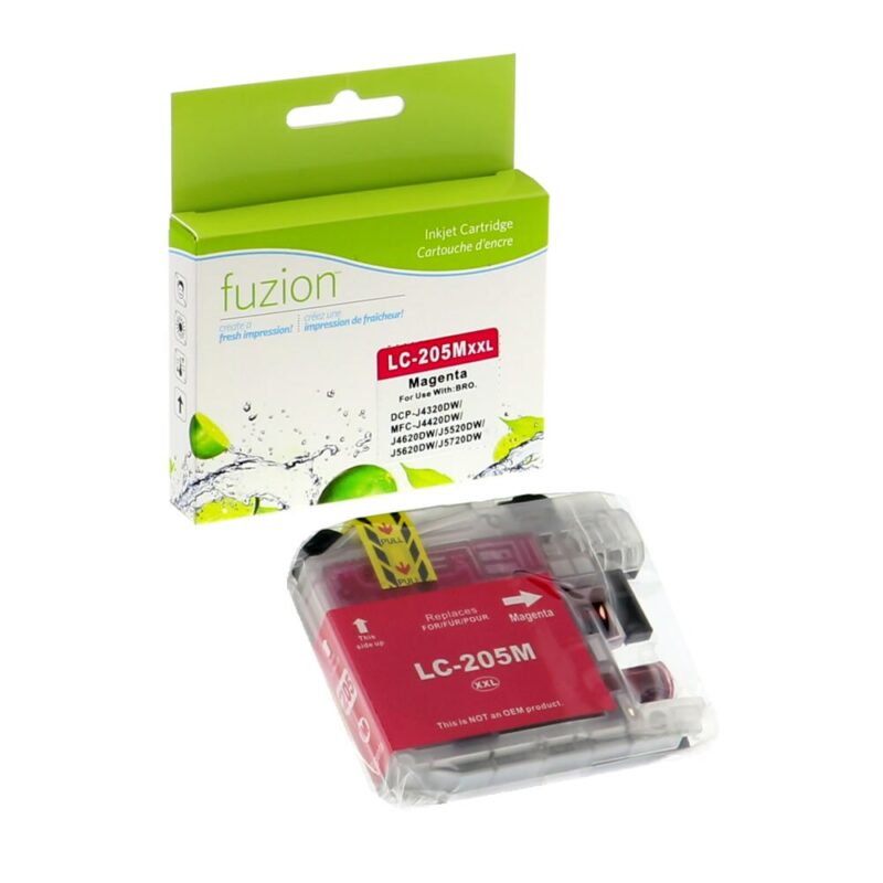 New Compatible Brother LC205M Magenta Ink Cartridge Super HY