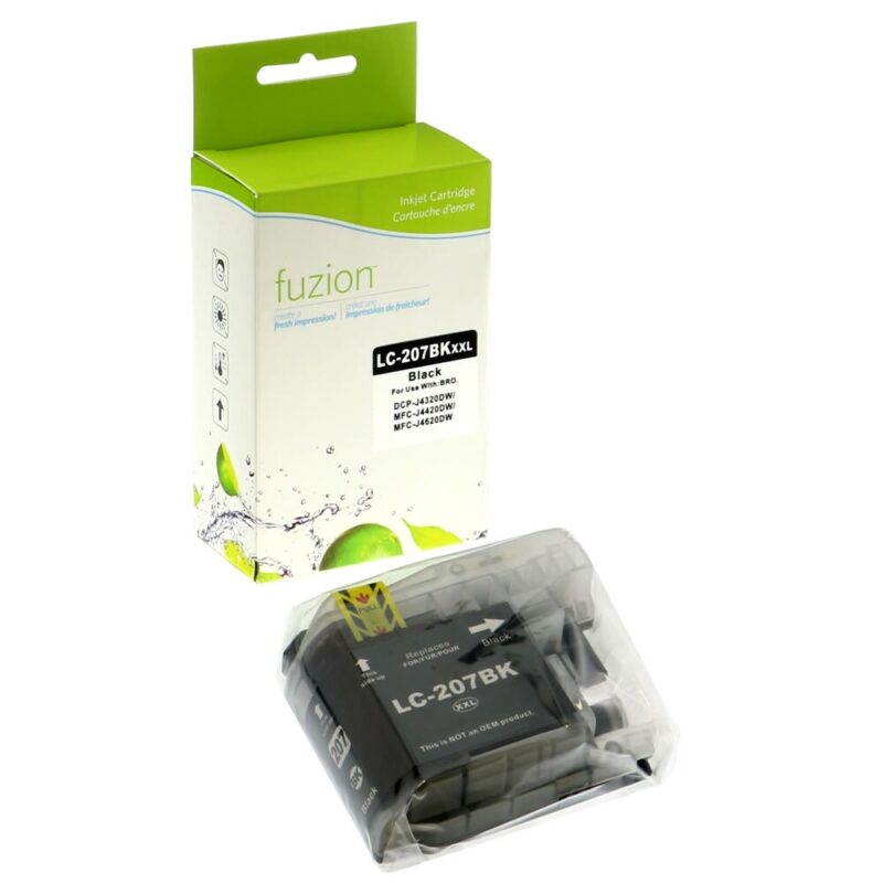 New Compatible Brother LC207BK Black Ink Cartridge Super HY