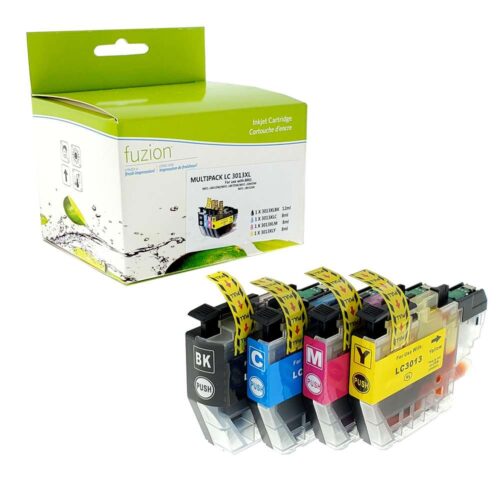 New Compatible Brother LC3013 BK/C/M/Y Ink Combo Super HY New Compatible Brother LC3013 BK/C/M/Y Ink Combo Super HY