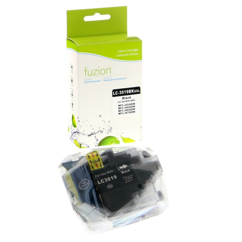 New Compatible Brother LC3019BK Black Ink Cartridge Super HY
