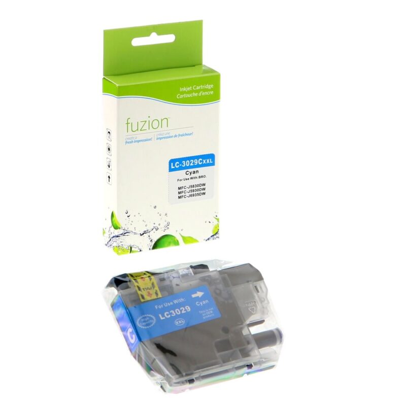 New Compatible Brother LC3029C Cyan Ink Cartridge Super HY