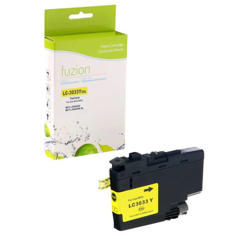 New Compatible Brother LC3033Y Yellow Ink Cartridge Super HY