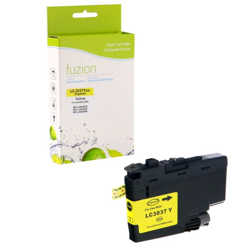 New Compatible Brother LC3037Y Yellow Ink Cartridge Super HY