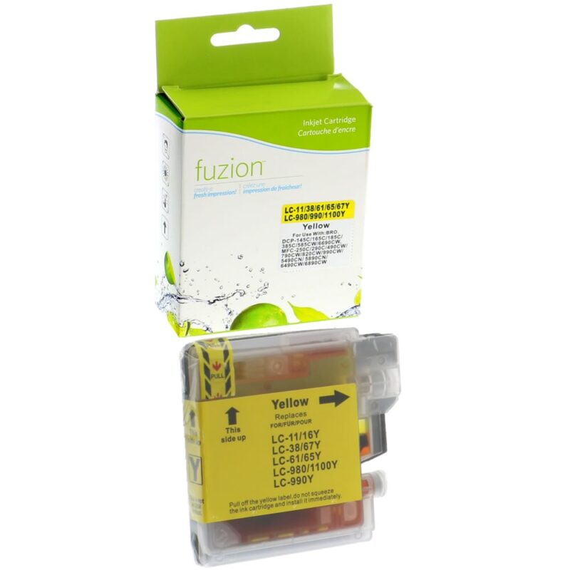 New Compatible Brother LC61Y Yellow Ink Cartridge
