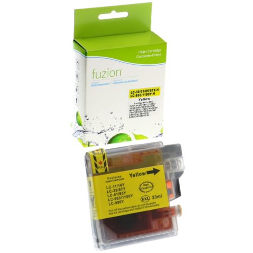 New Compatible Brother LC65Y Yellow Ink Cartridge HY