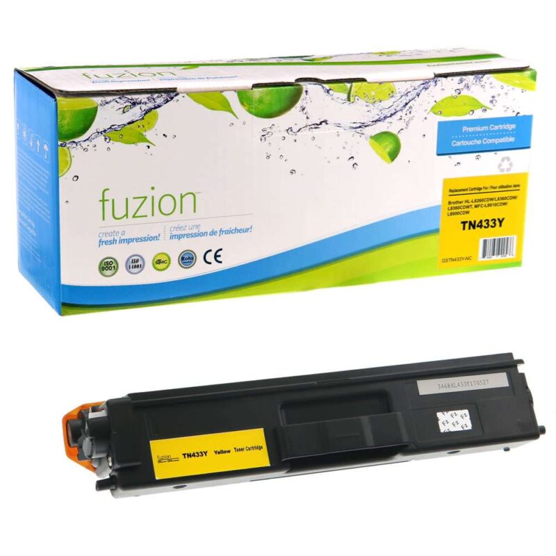 New Compatible Brother TN433Y Yellow Toner Cartridge HY