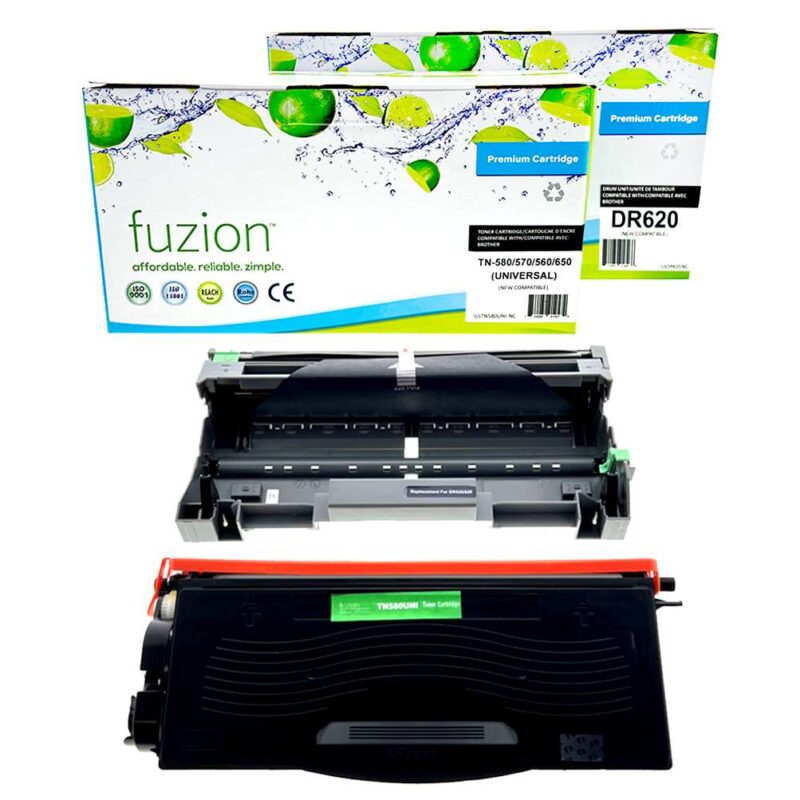 New Compatible Brother TN650/DR620 Toner/Drum Combo