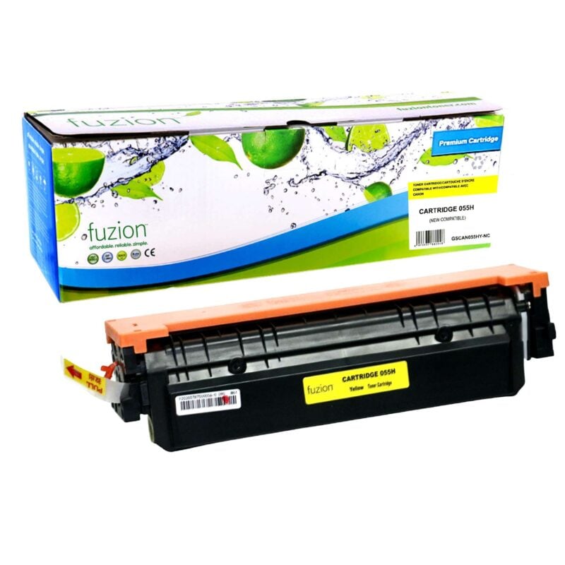 New Compatible Canon 055H Yellow Toner Cartridge HY
