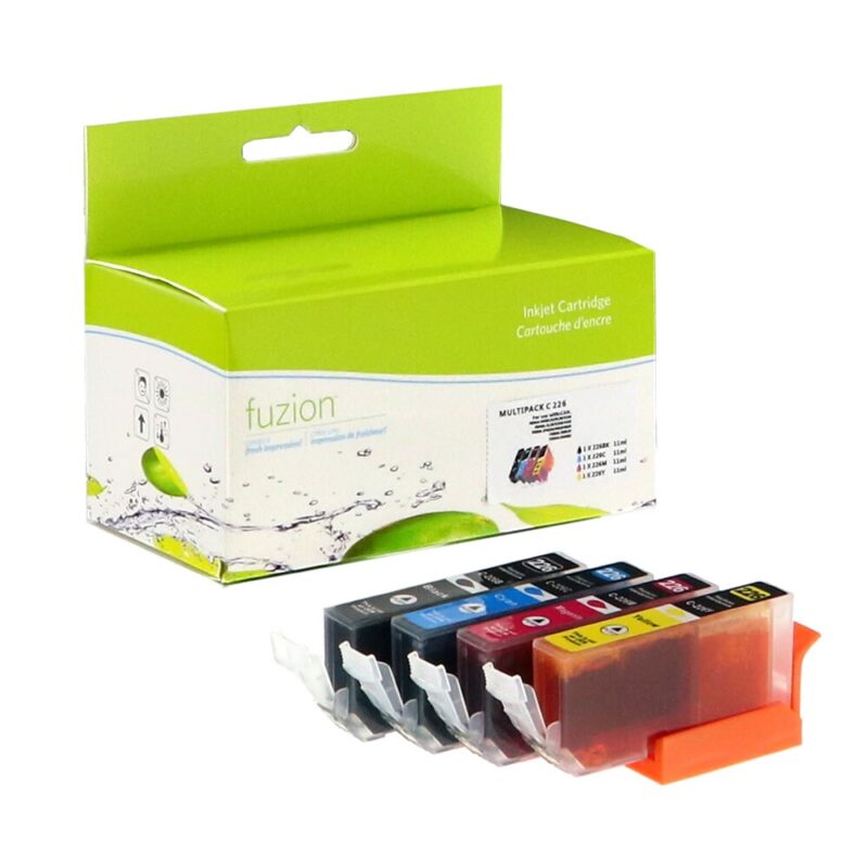 New Compatible Canon CLI-226 BK/C/M/Y Ink Combo