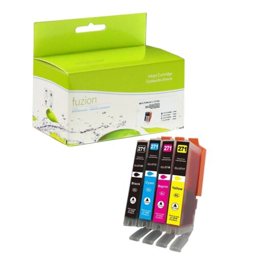 New Compatible Canon CLI-271XL BK/C/M/Y Ink Combo HY New Compatible Canon CLI-271XL BK/C/M/Y Ink Combo HY
