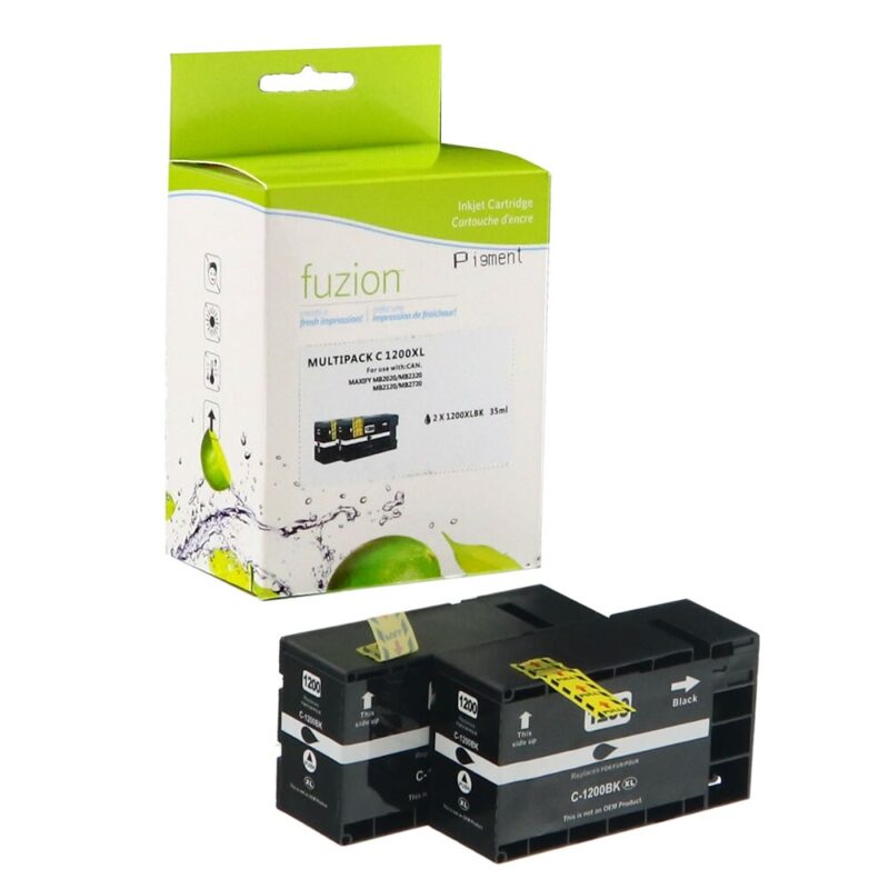 New Compatible Canon PGI-1200XL Black Ink Cartridge HY 2/PK