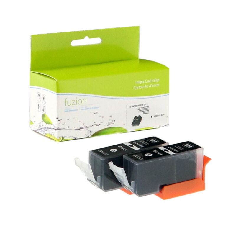 New Compatible Canon PGI-225 Black Ink Cartridge 2/PK