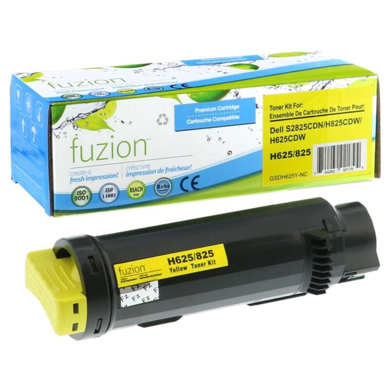 New Compatible Dell 593-BBOZ Yellow Toner Cartridge HY