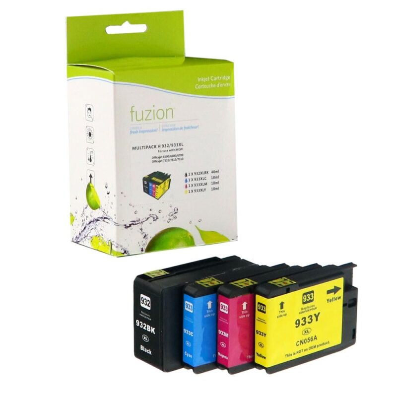 New Compatible HP 932XL/933XL BK/C/M/Y Ink Combo HY