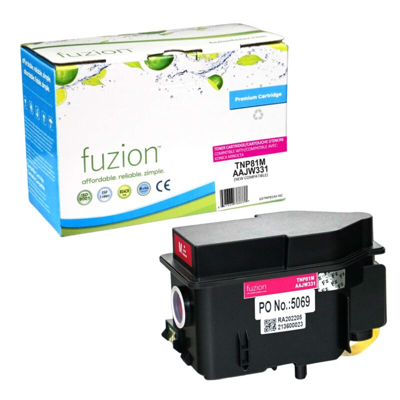 New Compatible Konica Minolta TNP81M Magenta Toner Cartridge