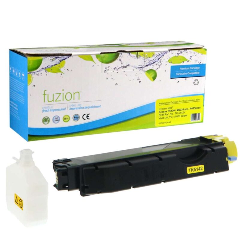New Compatible Kyocera TK-5142Y Yellow Toner Cartridge