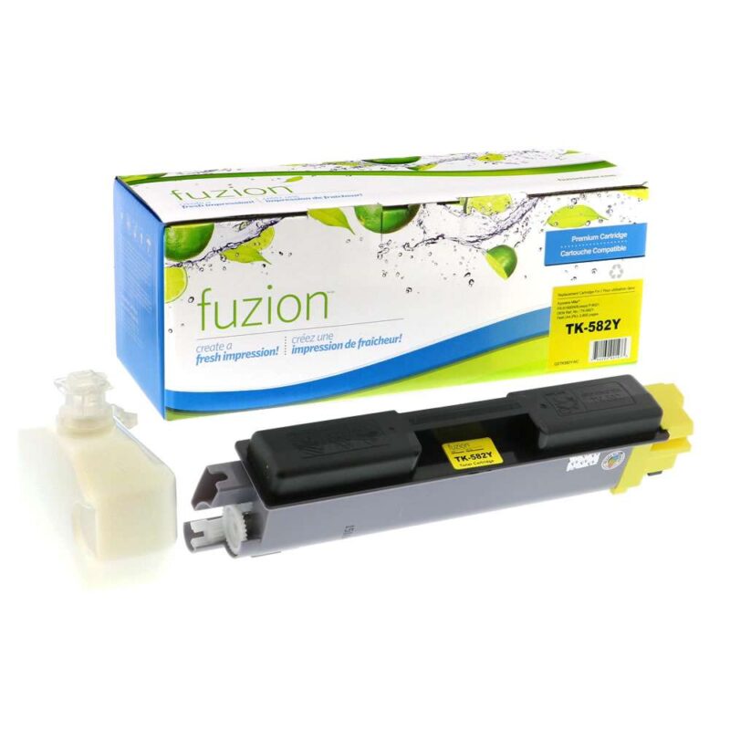 New Compatible Kyocera TK-582Y Yellow Toner Cartridge
