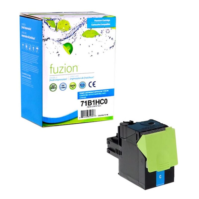 New Compatible Lexmark 71B1HC0 Cyan Toner Cartridge HY