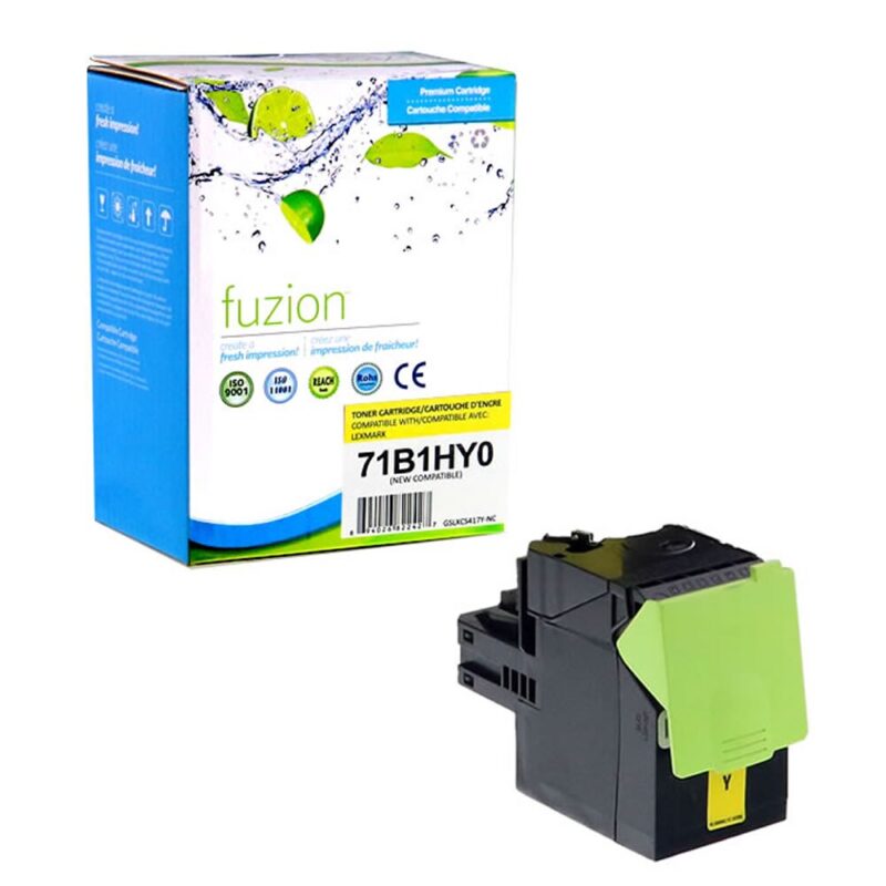 New Compatible Lexmark 71B1HY0 Yellow Toner Cartridge HY