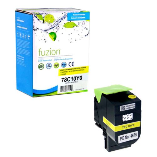 New Compatible Lexmark 78C10Y0 Yellow Toner Cartridge