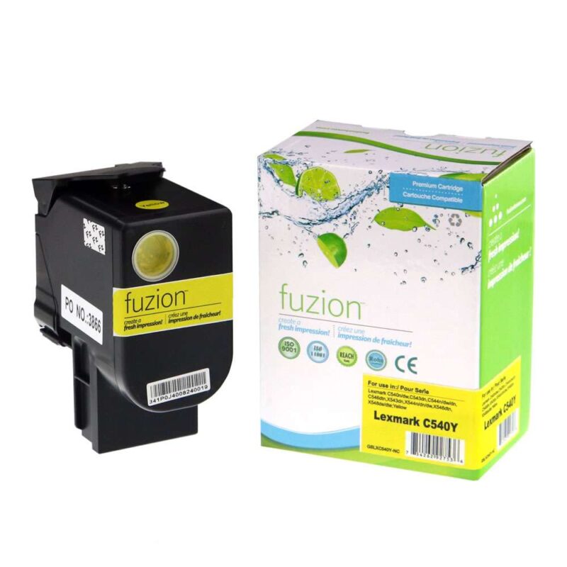 New Compatible Lexmark C540H1YG Yellow Toner Cartridge HY