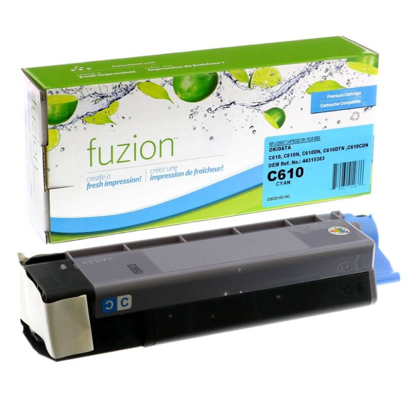 New Compatible Okidata 44315303 Cyan Toner Cartridge