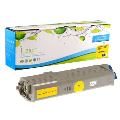 New Compatible Okidata 46490501 Yellow Toner Cartridge New Compatible Okidata 46490501 Yellow Toner Cartridge