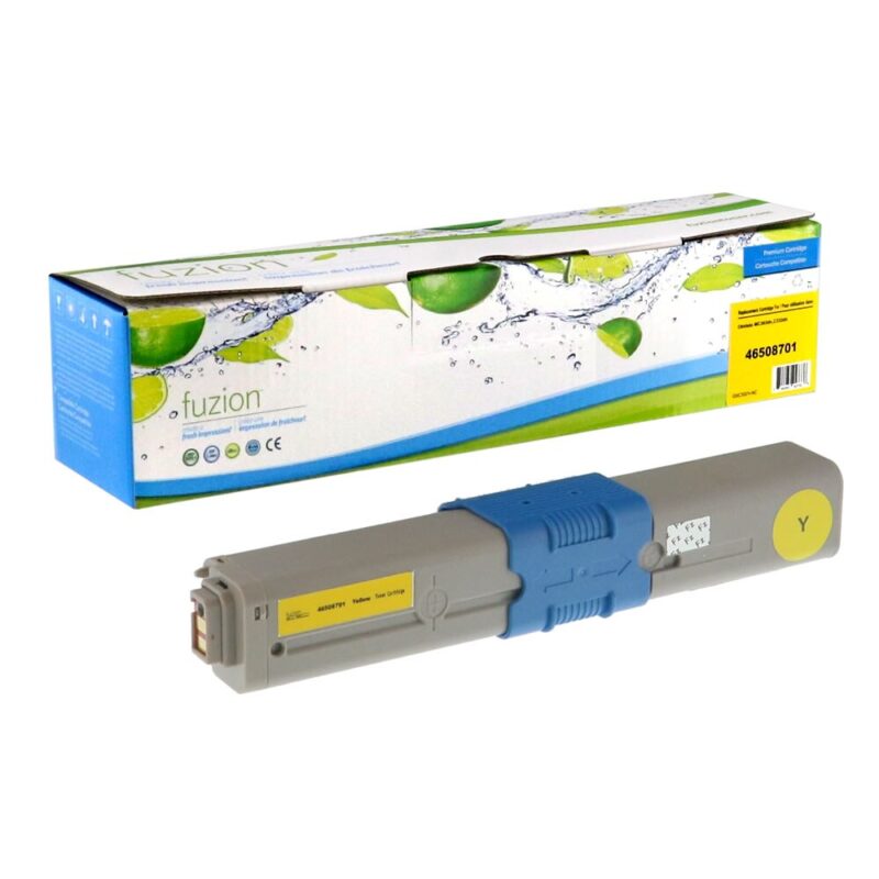 New Compatible Okidata 46508701 Yellow Toner Cartridge HY