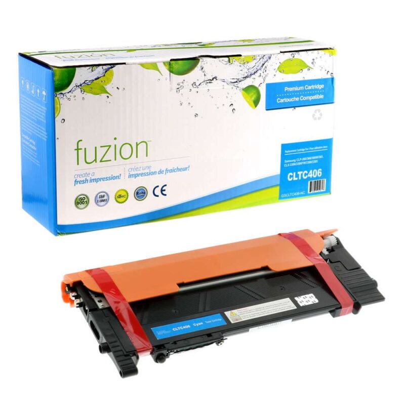 New Compatible Samsung CLT-C406S Cyan Toner Cartridge