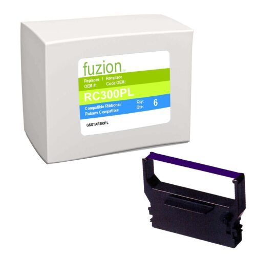 New Compatible Star Micronics RC300PL Purple Ribbon-6/PK New Compatible Star Micronics RC300PL Purple Ribbon-6/PK