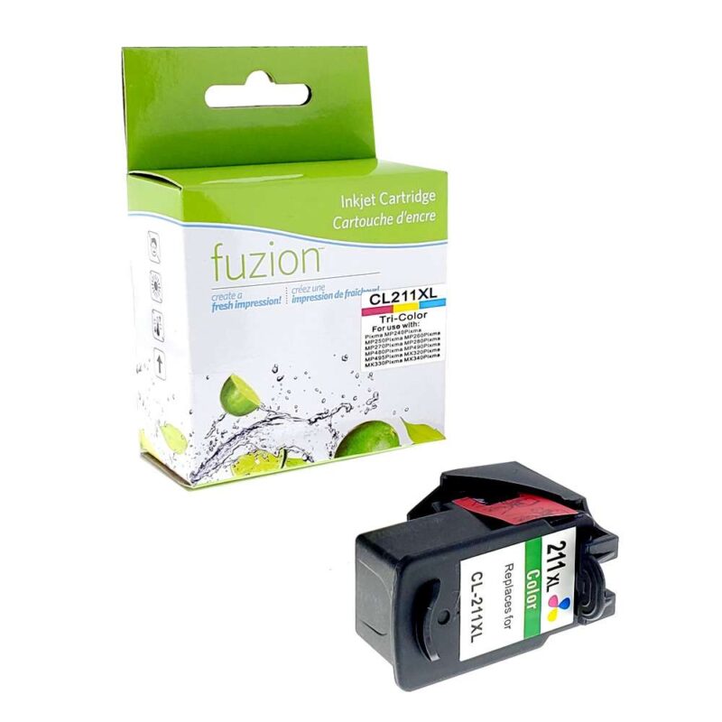 Remanufactured Canon CL-211XL Colour Ink Cartridge HY