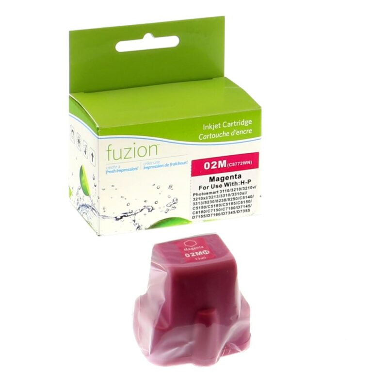 Remanufactured HP 02 C8772WN Magenta Ink Cartridge