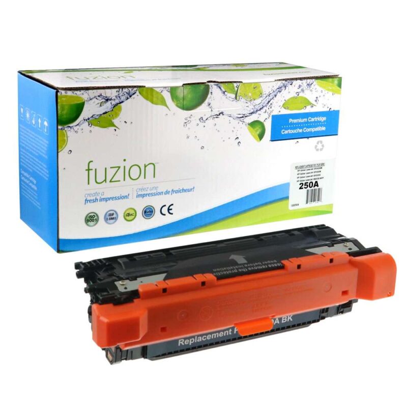 Remanufactured HP 504A CE250A Black Toner Cartridge