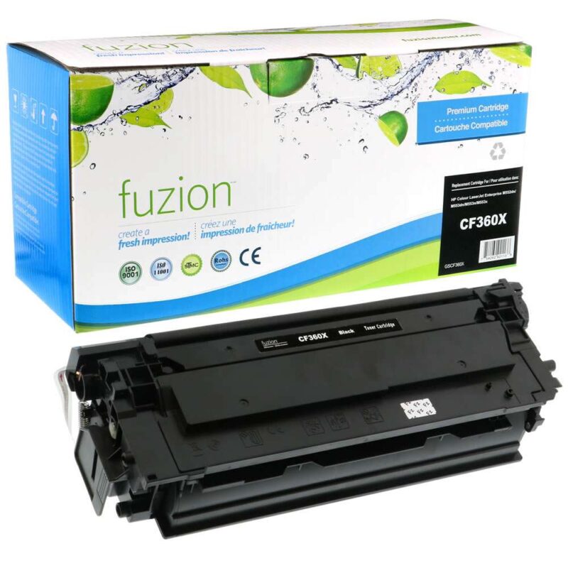 Remanufactured HP 508X CF360X Black Toner Cartridge HY