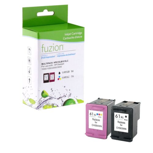 Remanufactured HP 61XL Black/Colour Ink Combo HY