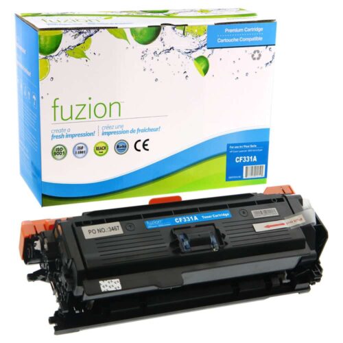 Remanufactured HP 654A Cyan Toner Cartridge Remanufactured HP 654A Cyan Toner Cartridge