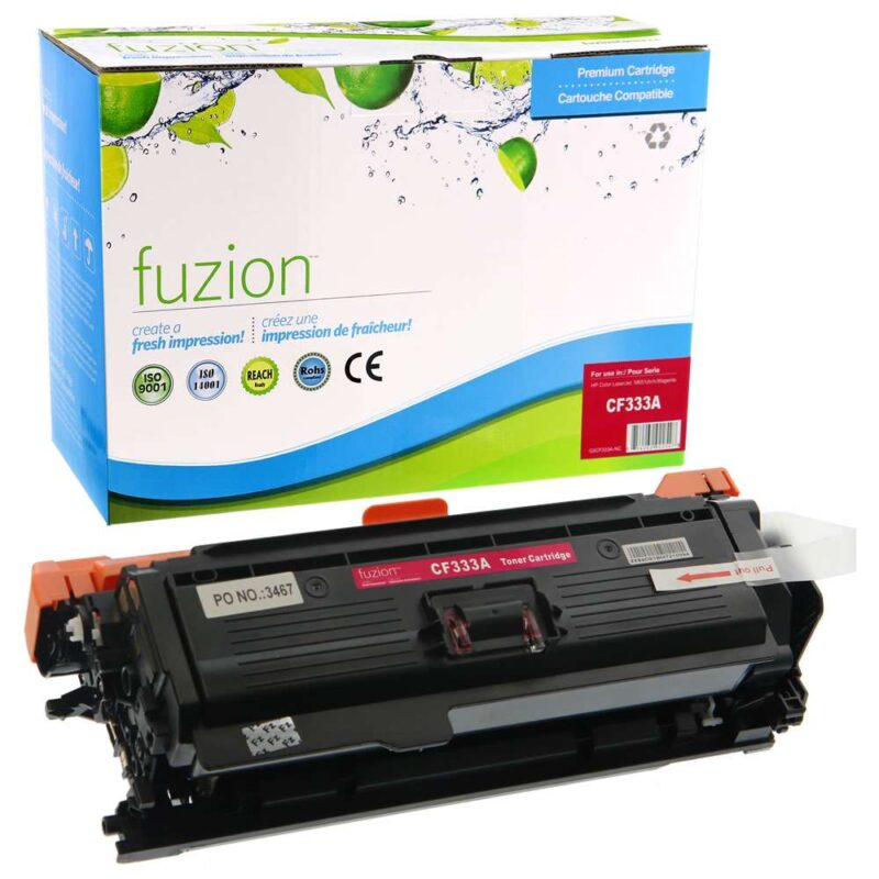 Remanufactured HP 654A Magenta Toner Cartridge