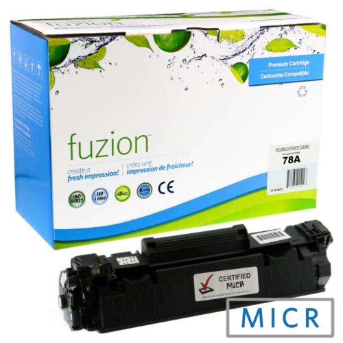 Remanufactured HP 78A CE278A Black MICR Toner Cartridge Remanufactured HP 78A CE278A Black MICR Toner Cartridge