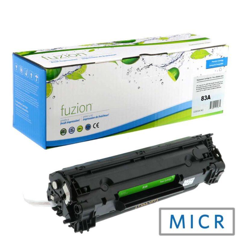 Remanufactured HP 83A CF283A Black MICR Toner Cartridge