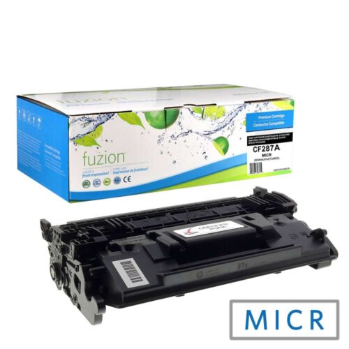 Remanufactured HP 87A CF287A Black MICR Toner Cartridge Remanufactured HP 87A CF287A Black MICR Toner Cartridge