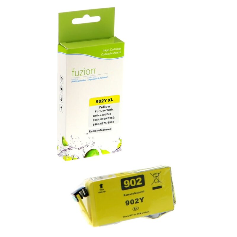 Remanufactured HP 902XL T6M10AN Yellow Ink Cartridge HY