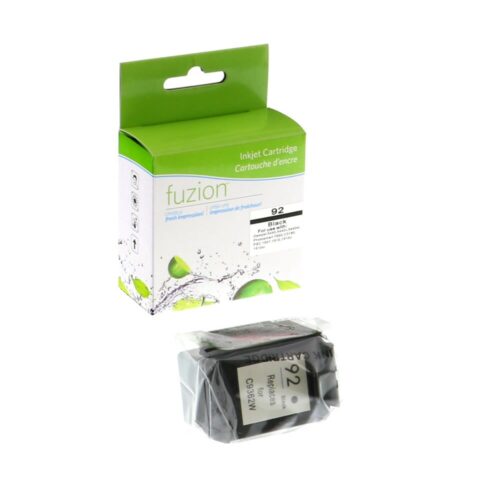 Remanufactured HP 92 C9362WN Black Ink Cartridge Remanufactured HP 92 C9362WN Black Ink Cartridge