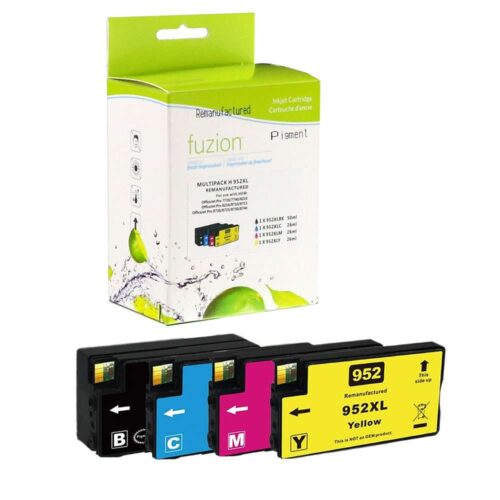 Remanufactured HP 952XL BK/C/M/Y Ink Combo HY Remanufactured HP 952XL BK/C/M/Y Ink Combo HY