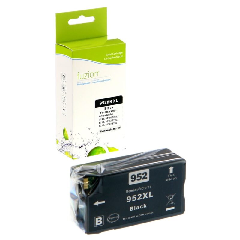 Remanufactured HP 952XL F6U19AN Black Ink Cartridge HY