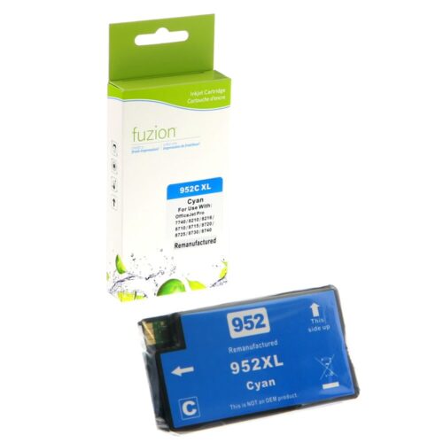 Remanufactured HP 952XL L0S61AN Cyan Ink Cartridge HY Remanufactured HP 952XL L0S61AN Cyan Ink Cartridge HY